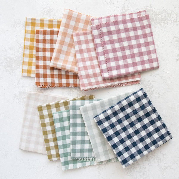 Camp Gingham in Midnight CMP-11-MIDNIGHT |Camp Gingham by Fableism Supply Co. | Continuous Yardage | Fat Quarter | Yarn Dyed Wovens