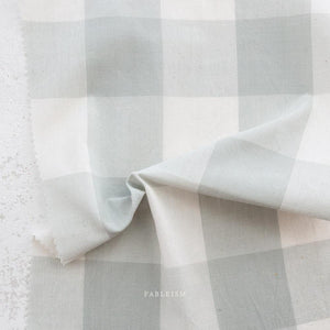 Large Camp Gingham in Mist CMPLG-02-MIST |Camp Gingham by Fableism Supply Co. | Yardage | Fat Quarter | Yarn Dyed Wovens