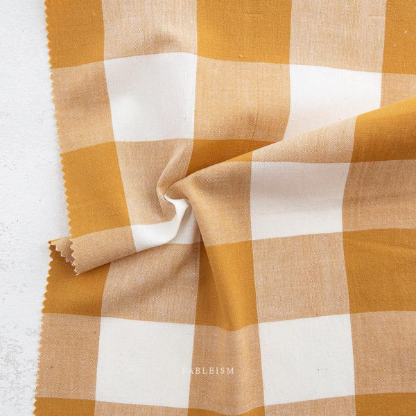 Large Camp Gingham in Firefly CMPLG-06-FIREFLY |Camp Gingham by Fableism Supply Co. | Yardage | Fat Quarter | Yarn Dyed Wovens