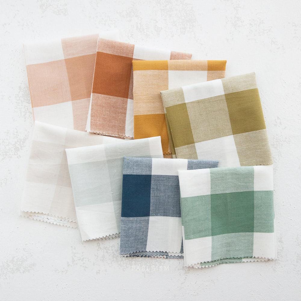 Camp Gingham Full Collection by Fableism Supply Co. | 19 Yarn Dyed Wovens | Fat Quarter Bundle | Half Yard Bundle | BUNDLE-238