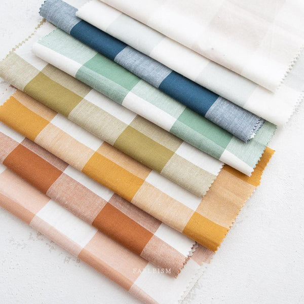 Camp Gingham Full Collection by Fableism Supply Co. | 19 Yarn Dyed Wovens | Fat Quarter Bundle | Half Yard Bundle | BUNDLE-238