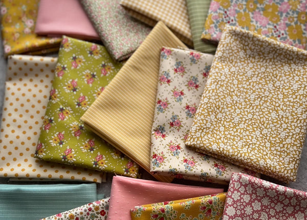 Creating Memories Spring Colorway by Tone Finnanger | Tilda Fabrics | 16 Cotton Fabrics | Fat Quarter Bundle | Half Yard Bundle | BUNDLE-242