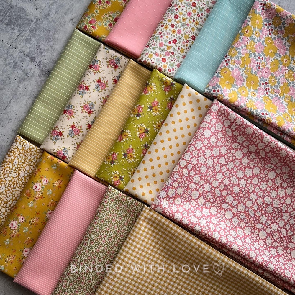 Avery Yellow TIL130120 | Creating Memories Spring by Tone Finnanger | Tilda Fabrics | Continuous Yardage | Fat Quarter