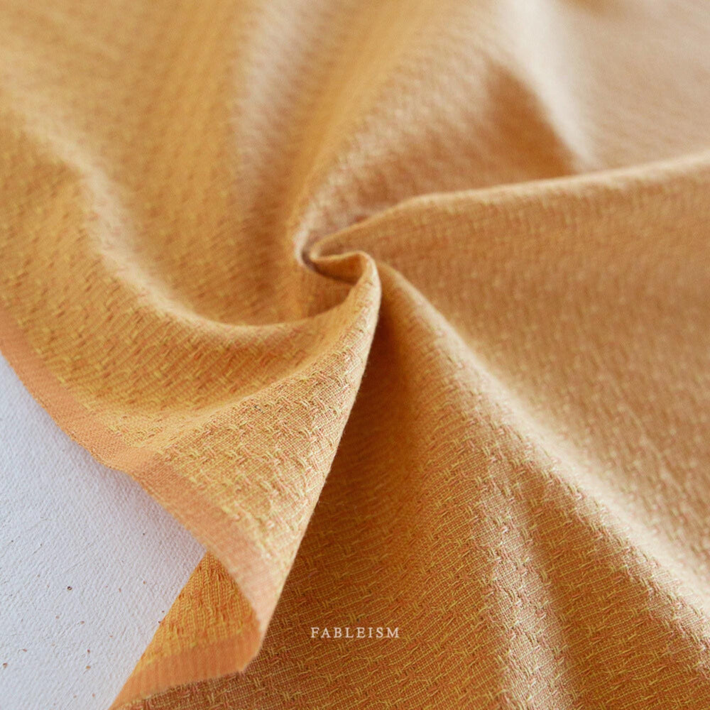 Pinwheels in Sun Ray GLDHR-04-SUN-RAY | Golden Hour by Fableism Supply Co. | Continuous Yardage | Fat Quarter | Yarn Dyed Woven