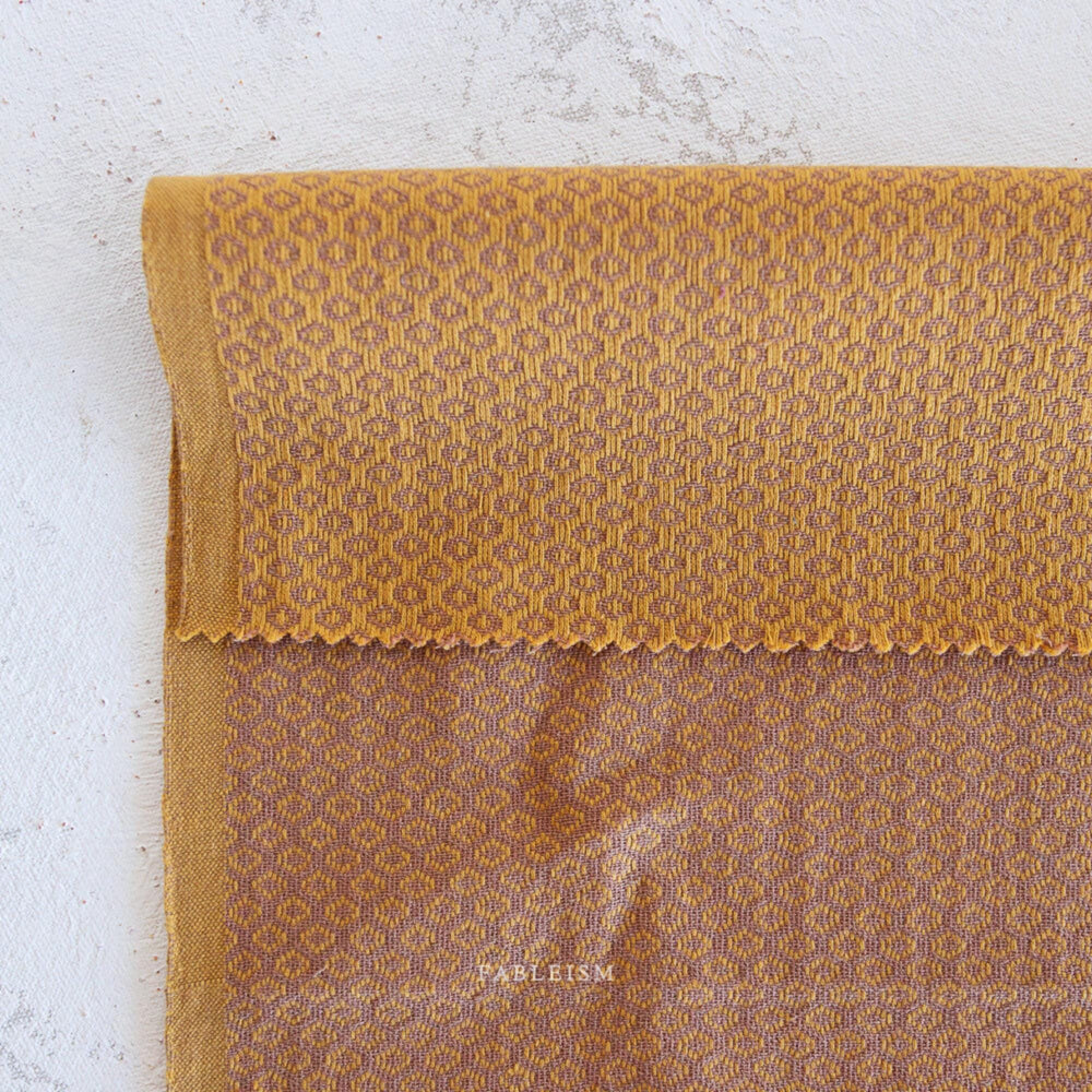 Spotted in Bronze GLDHR-06-BRONZE | Golden Hour by Fableism Supply Co. | Continuous Yardage | Fat Quarter | Yarn Dyed Woven