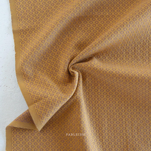 Spotted in Bronze GLDHR-06-BRONZE | Golden Hour by Fableism Supply Co. | Continuous Yardage | Fat Quarter | Yarn Dyed Woven