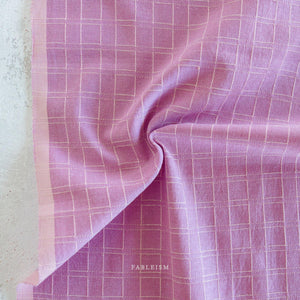 Window Pane in Orchid GLDHR-11-ORCHID | Golden Hour by Fableism Supply Co. | Continuous Yardage | Fat Quarter | Yarn Dyed Woven