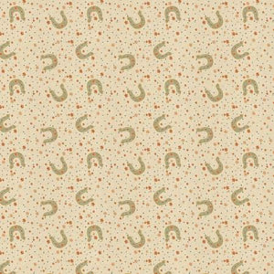 Lucky Canyon Spring Unbleached Metallic AC703-CS1UM | The Badlands by Ash Cascade | Cotton + Steel | Continuous Yardage | Fat Quarter