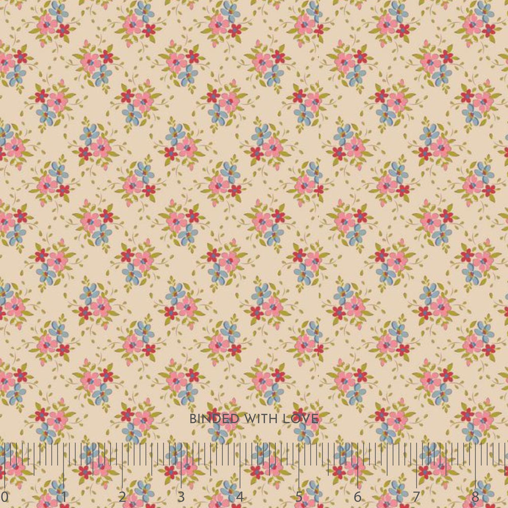 Frida Pearl TIL130124 | Creating Memories Spring by Tone Finnanger | Tilda Fabrics | Continuous Yardage | Fat Quarter