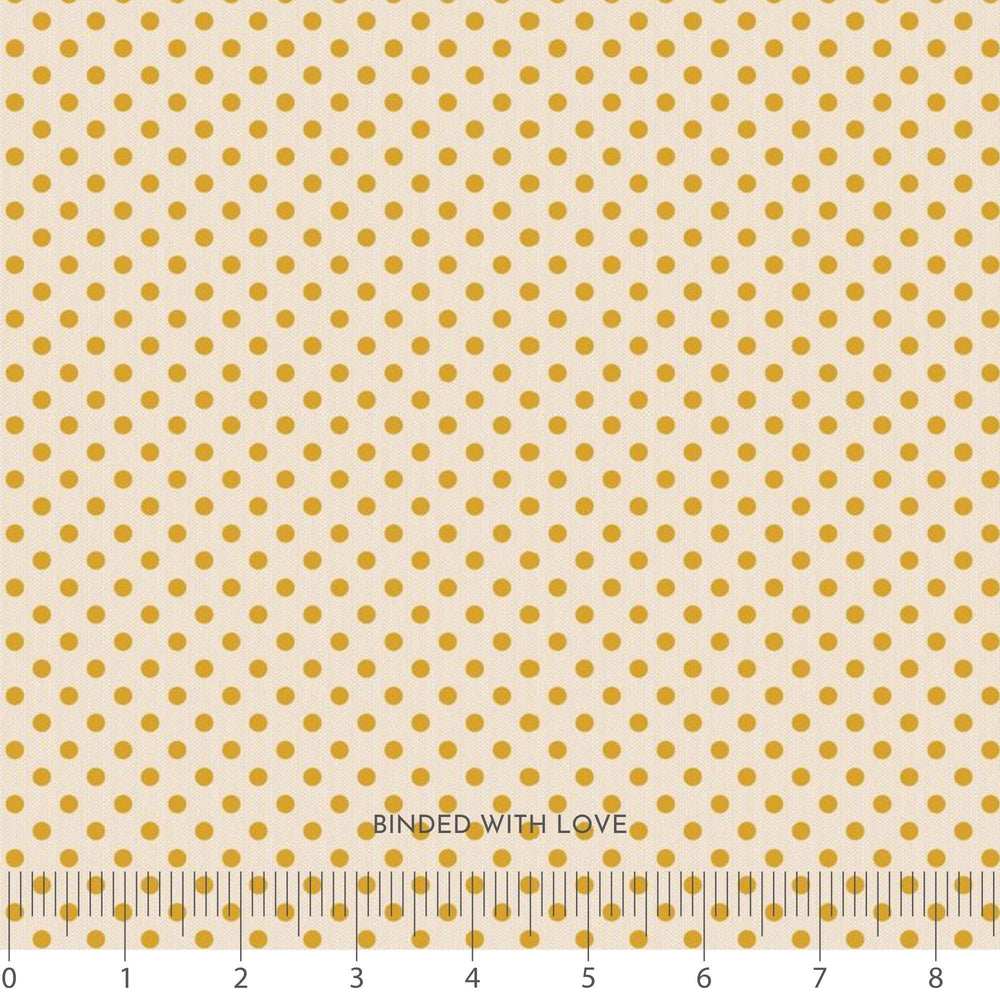 Polkadot Yellow TIL160064 | Creating Memories Spring by Tone Finnanger | Tilda Fabrics | Continuous Yardage | Fat Quarter