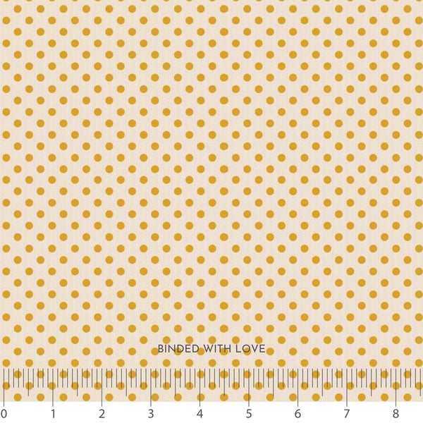 Polkadot Yellow TIL160064 | Creating Memories Spring by Tone Finnanger | Tilda Fabrics | Continuous Yardage | Fat Quarter