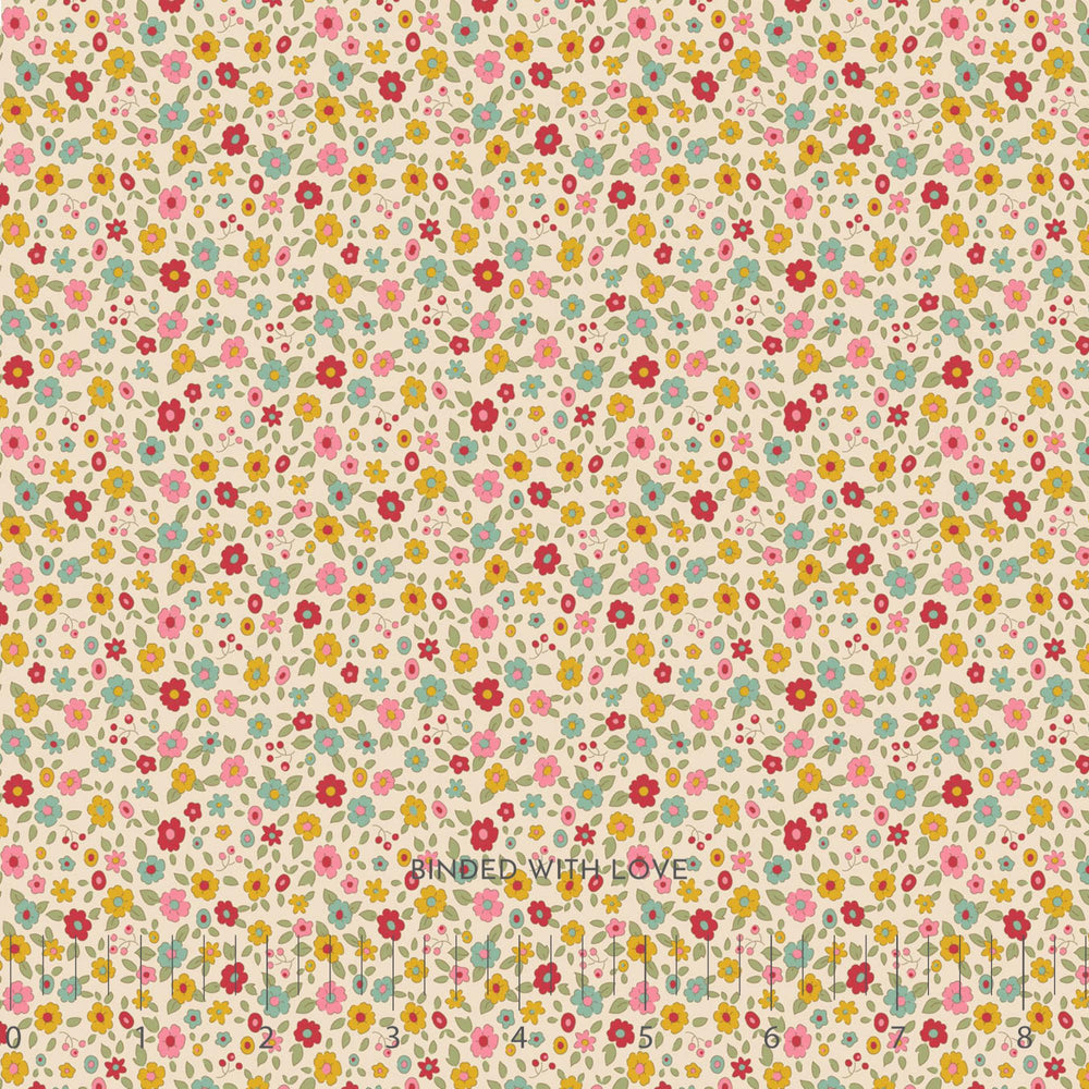 Evie Dove White 130125 | Creating Memories Spring by Tone Finnanger | Tilda Fabrics | Continuous Yardage | Fat Quarter