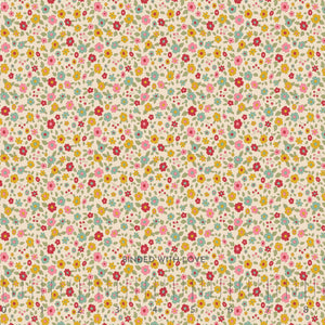 Evie Dove White 130125 | Creating Memories Spring by Tone Finnanger | Tilda Fabrics | Continuous Yardage | Fat Quarter