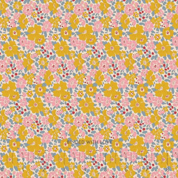 Harper Yellow 130122 | Creating Memories Spring by Tone Finnanger | Tilda Fabrics | Continuous Yardage | Fat Quarter