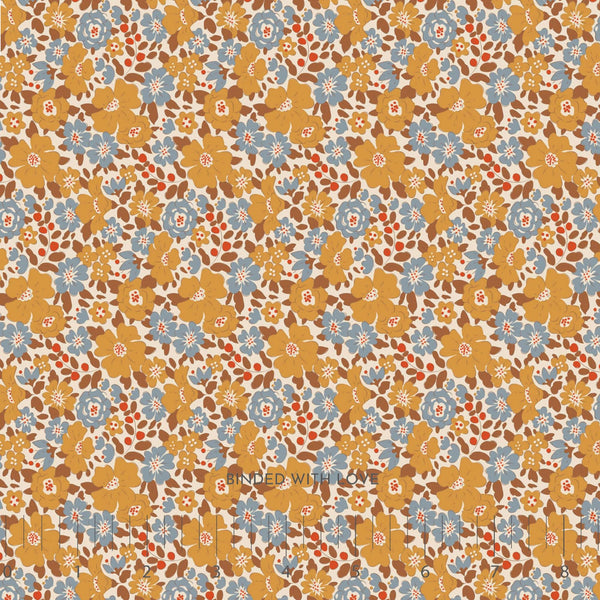 Harper Saffron 130142 | Creating Memories Autumn by Tone Finnanger | Tilda Fabrics | Continuous Yardage | Fat Quarter