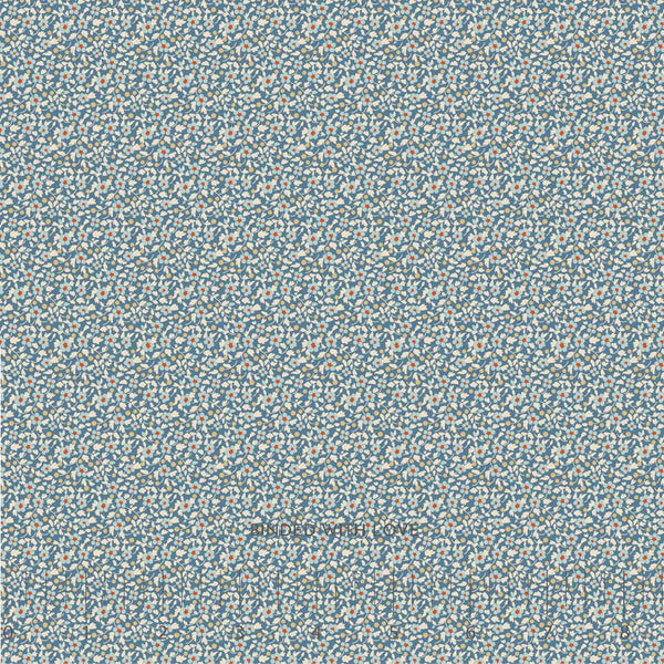 Brie Blue 130131 | Creating Memories Summer by Tone Finnanger | Tilda Fabrics | Continuous Yardage | Fat Quarter