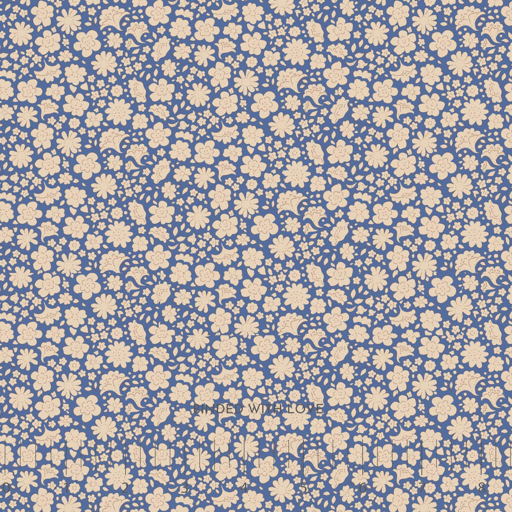 Carla Blue 130134 | Creating Memories Summer by Tone Finnanger | Tilda Fabrics | Continuous Yardage | Fat Quarter