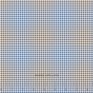 Gingham Blue 160073 | Creating Memories Summer by Tone Finnanger | Tilda Fabrics | Continuous Yardage | Fat Quarter