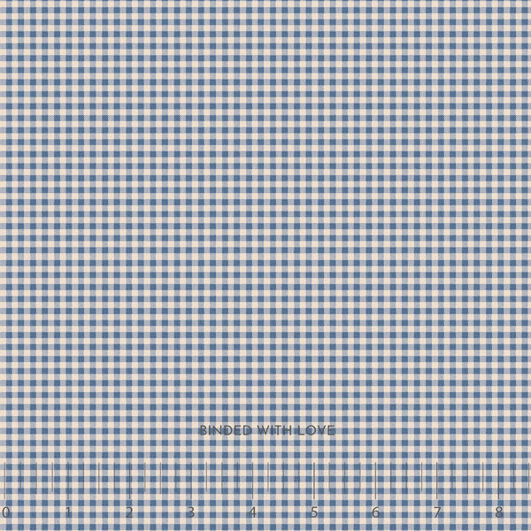 Gingham Blue 160073 | Creating Memories Summer by Tone Finnanger | Tilda Fabrics | Continuous Yardage | Fat Quarter