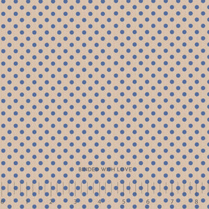Polkadot Blue 160071 | Creating Memories Summer by Tone Finnanger | Tilda Fabrics | Continuous Yardage | Fat Quarter