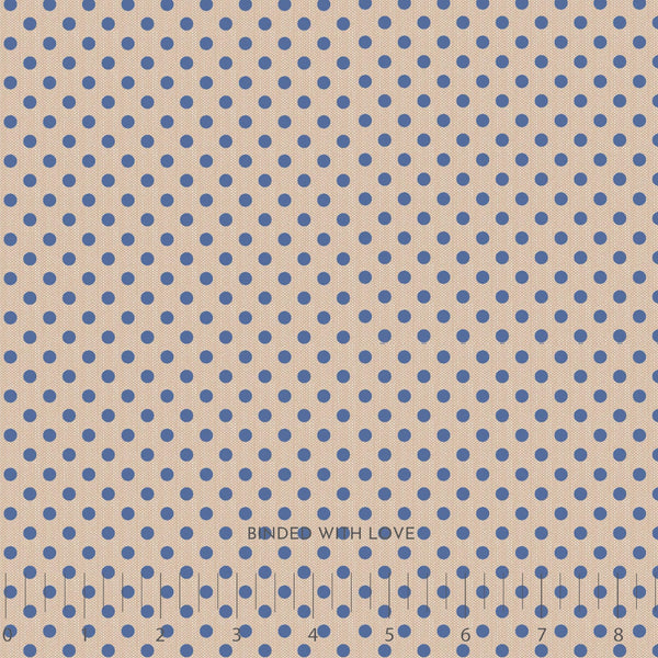Polkadot Blue 160071 | Creating Memories Summer by Tone Finnanger | Tilda Fabrics | Continuous Yardage | Fat Quarter