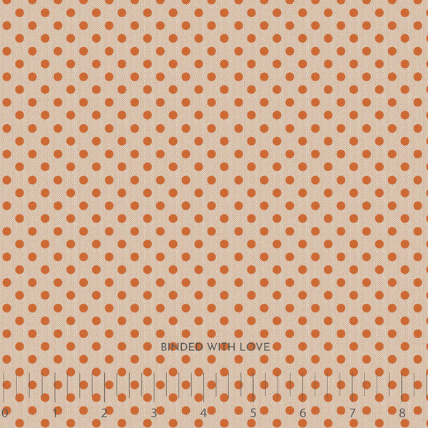 Polkadot Ginger 160078 | Creating Memories Autumn by Tone Finnanger | Tilda Fabrics | Continuous Yardage | Fat Quarter