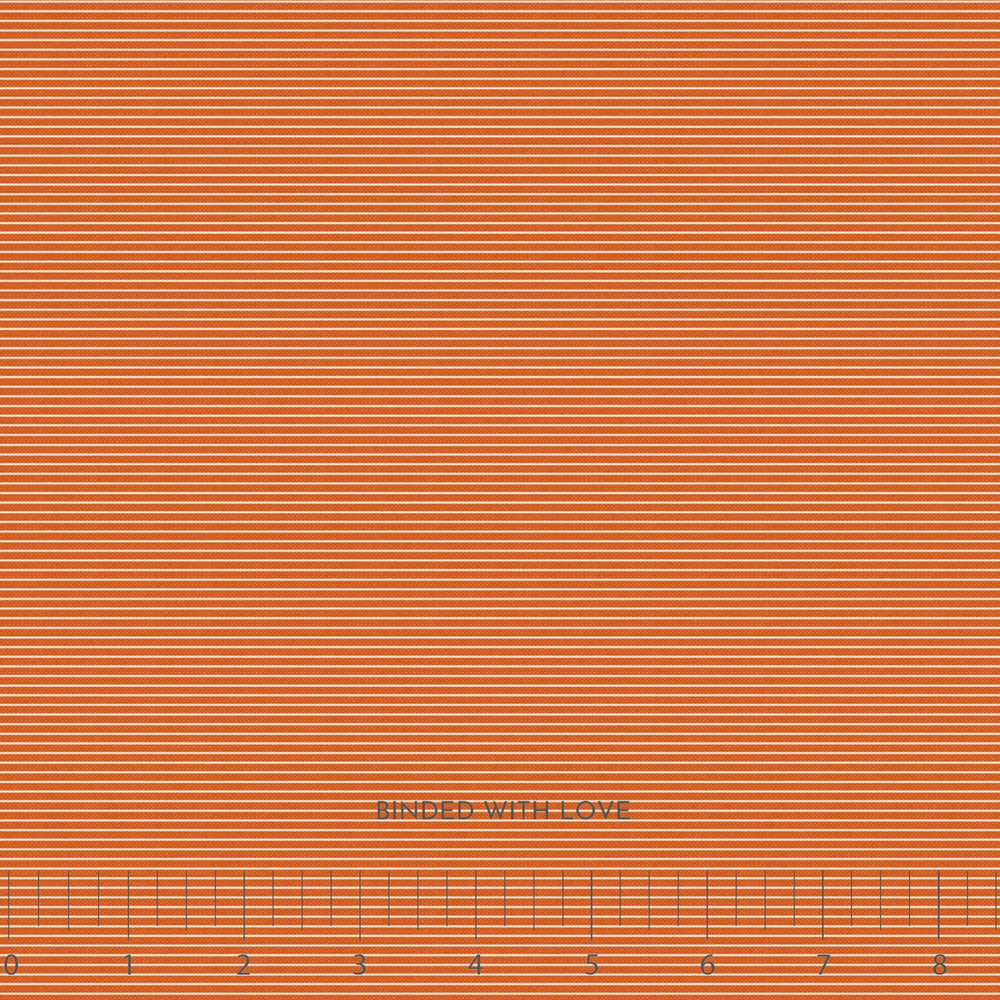Tinystripe Ginger 160077 | Creating Memories Autumn by Tone Finnanger | Tilda Fabrics | Continuous Yardage | Fat Quarter