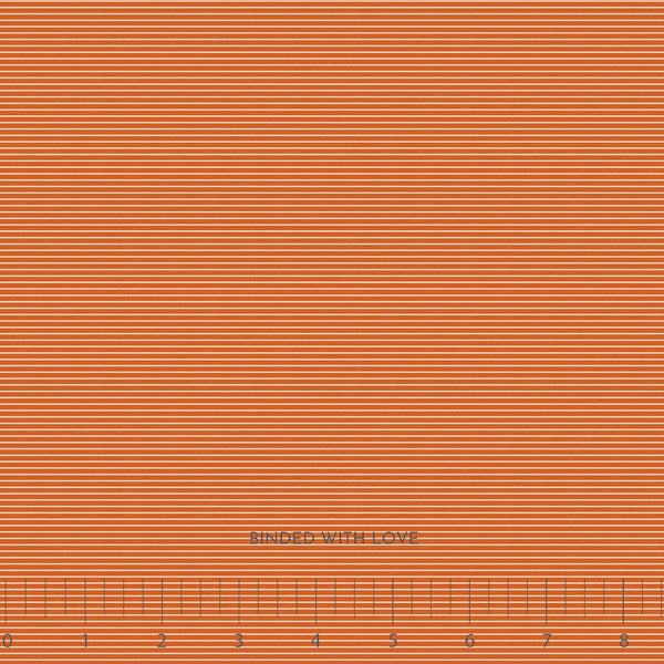 Tinystripe Ginger 160077 | Creating Memories Autumn by Tone Finnanger | Tilda Fabrics | Continuous Yardage | Fat Quarter