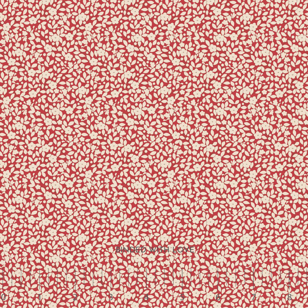 Avery Red 130144 | Creating Memories Winter by Tone Finnanger | Tilda Fabrics | Continuous Yardage | Fat Quarter
