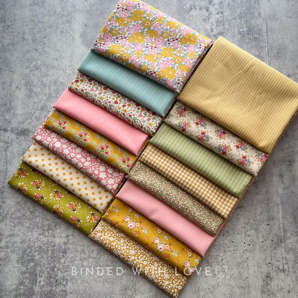 Creating Memories Spring Colorway by Tone Finnanger | Tilda Fabrics | 16 Cotton Fabrics | Fat Quarter Bundle | Half Yard Bundle | BUNDLE-242