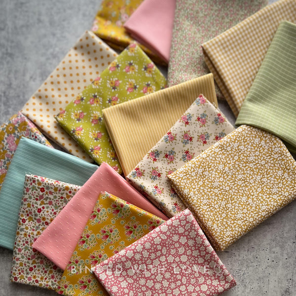 Creating Memories Spring Colorway by Tone Finnanger | Tilda Fabrics | 16 Cotton Fabrics | Fat Quarter Bundle | Half Yard Bundle | BUNDLE-242