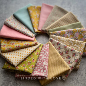 Creating Memories Spring Colorway by Tone Finnanger | Tilda Fabrics | 16 Cotton Fabrics | Fat Quarter Bundle | Half Yard Bundle | BUNDLE-242