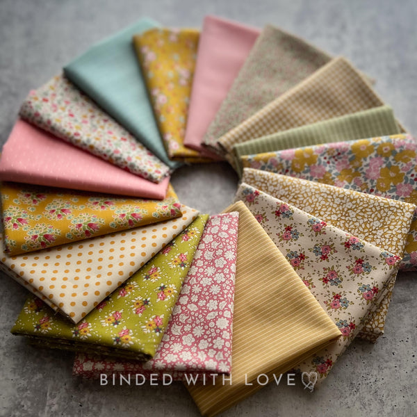 Creating Memories Spring Colorway by Tone Finnanger | Tilda Fabrics | 16 Cotton Fabrics | Fat Quarter Bundle | Half Yard Bundle | BUNDLE-242