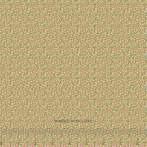Brie Green TIL130121 | Creating Memories Spring by Tone Finnanger | Tilda Fabrics | Continuous Yardage | Fat Quarter
