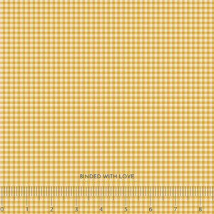Gingham Yellow TIL160065 | Creating Memories Spring by Tone Finnanger | Tilda Fabrics | Continuous Yardage | Fat Quarter