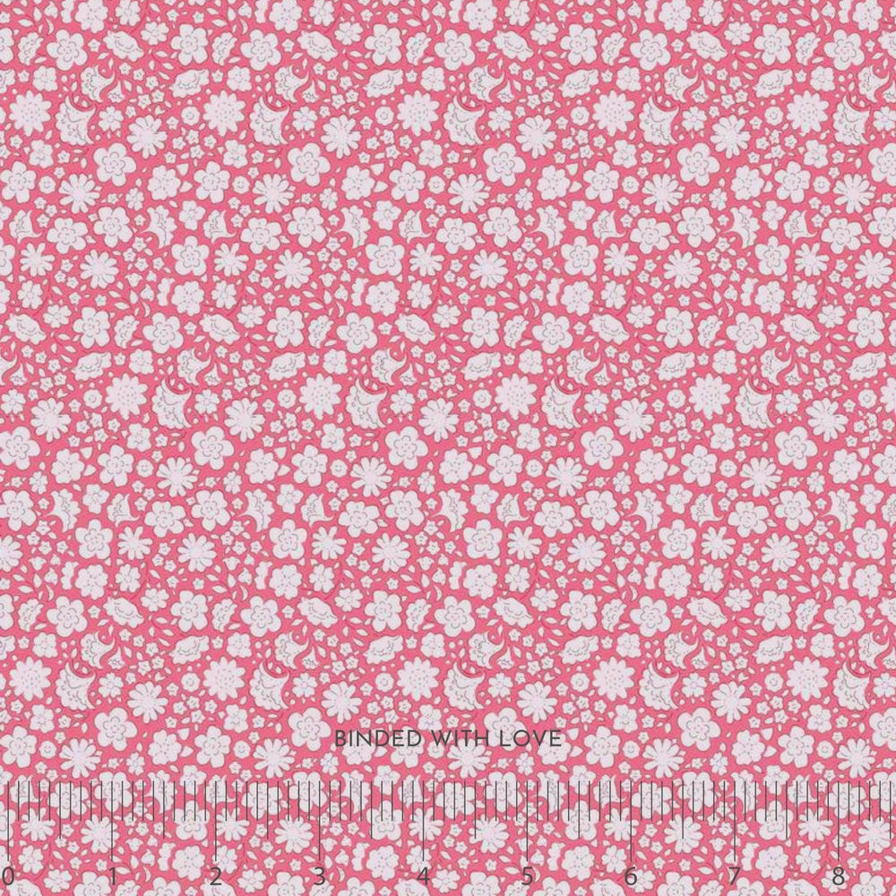 Carla Pink TIL130118 | Creating Memories Spring by Tone Finnanger | Tilda Fabrics | Continuous Yardage | Fat Quarter