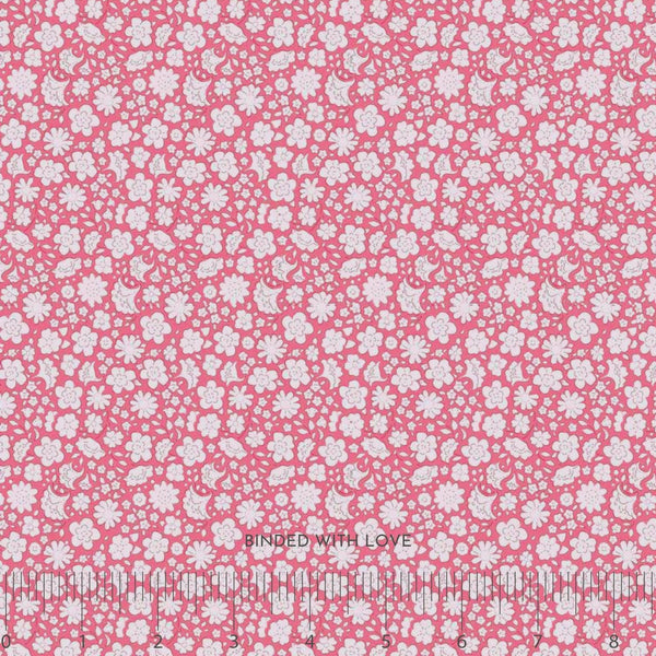 Carla Pink TIL130118 | Creating Memories Spring by Tone Finnanger | Tilda Fabrics | Continuous Yardage | Fat Quarter