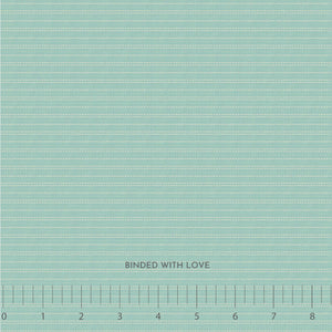 Seamstripe Teal 160060 | Creating Memories Spring by Tone Finnanger | Tilda Fabrics | Continuous Yardage | Fat Quarter