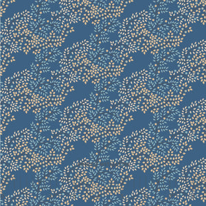 Berrytangle Prussian 130127 | Creating Memories Summer by Tone Finnanger | Tilda Fabrics | Continuous Yardage | Fat Quarter