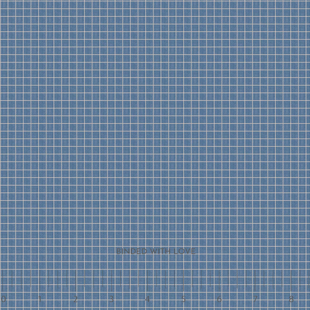 Plaid Blue 160072 | Creating Memories Summer by Tone Finnanger | Tilda Fabrics | Continuous Yardage | Fat Quarter