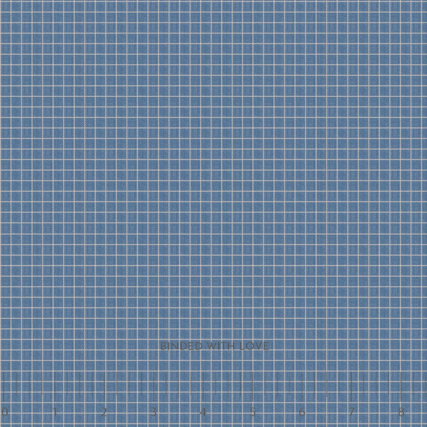 Plaid Blue 160072 | Creating Memories Summer by Tone Finnanger | Tilda Fabrics | Continuous Yardage | Fat Quarter