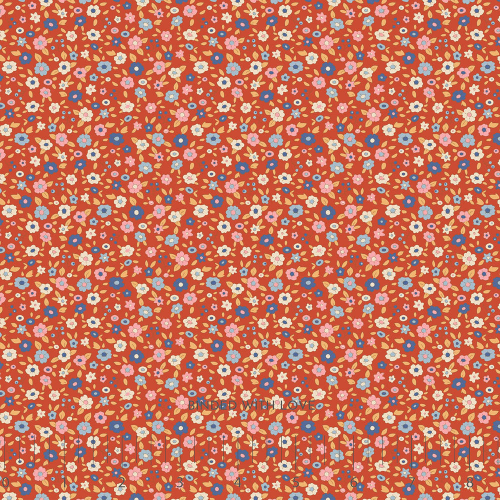 Evie Rust 130138 | Creating Memories Autumn by Tone Finnanger | Tilda Fabrics | Continuous Yardage | Fat Quarter