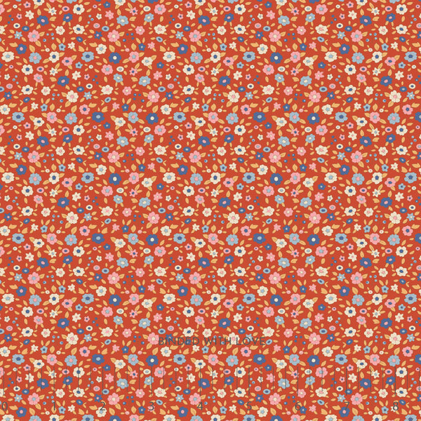 Evie Rust 130138 | Creating Memories Autumn by Tone Finnanger | Tilda Fabrics | Continuous Yardage | Fat Quarter