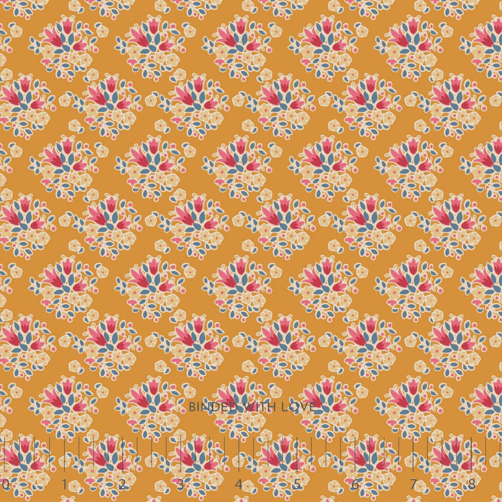 Lulu Saffron 130139 | Creating Memories Autumn by Tone Finnanger | Tilda Fabrics | Continuous Yardage | Fat Quarter
