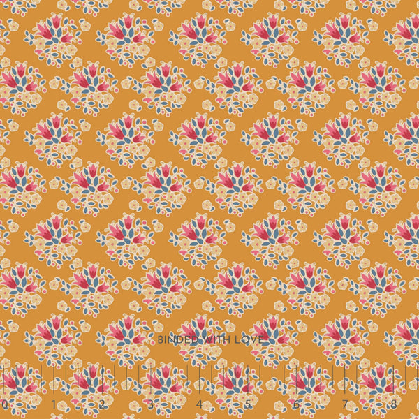Lulu Saffron 130139 | Creating Memories Autumn by Tone Finnanger | Tilda Fabrics | Continuous Yardage | Fat Quarter