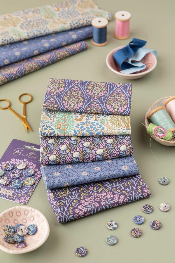 Sanctuary by Tone Finnanger | Tilda Fabrics | 20 Cotton Fabrics | Fat Quarter Bundle | Half Yard Bundle | BUNDLE-243