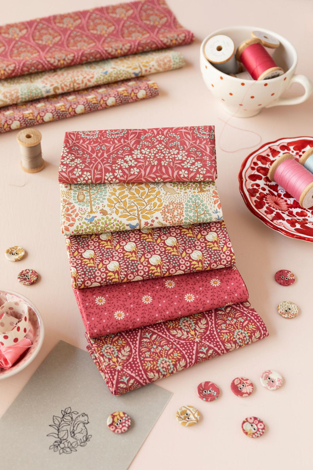 Sanctuary by Tone Finnanger | Tilda Fabrics | 20 Cotton Fabrics | Fat Quarter Bundle | Half Yard Bundle | BUNDLE-243