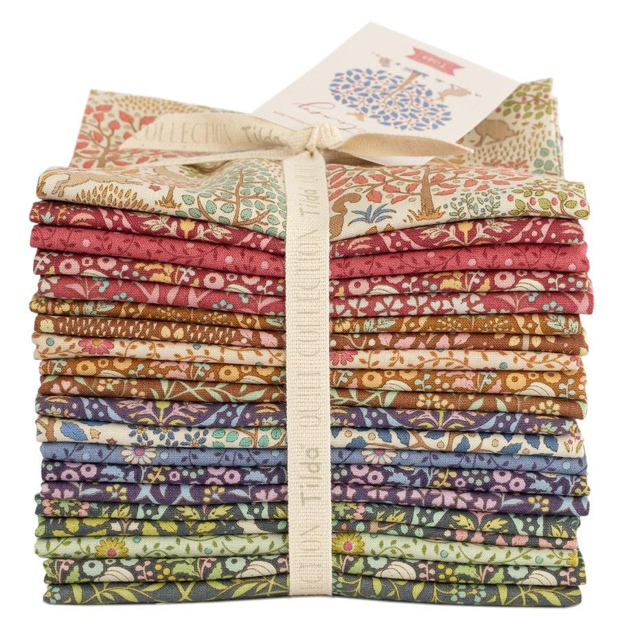 Sanctuary by Tone Finnanger | Tilda Fabrics | 20 Cotton Fabrics | Fat Quarter Bundle | Half Yard Bundle | BUNDLE-243
