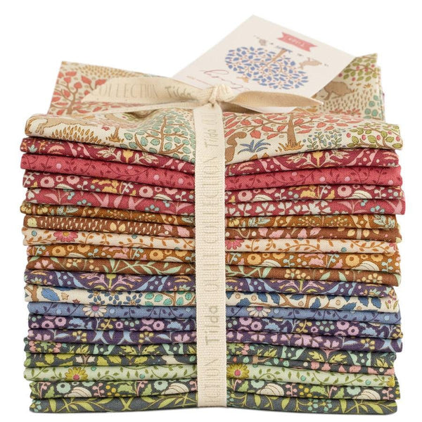 Sanctuary by Tone Finnanger | Tilda Fabrics | 20 Cotton Fabrics | Fat Quarter Bundle | Half Yard Bundle | BUNDLE-243