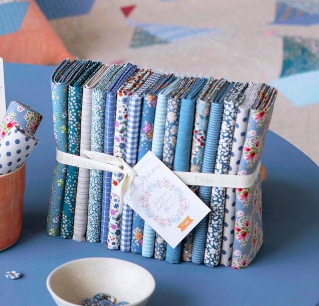 Creating Memories Summer Colorway by Tone Finnanger | Tilda Fabrics | 16 Cotton Fabrics | Fat Quarter Bundle | Half Yard Bundle | BUNDLE-245